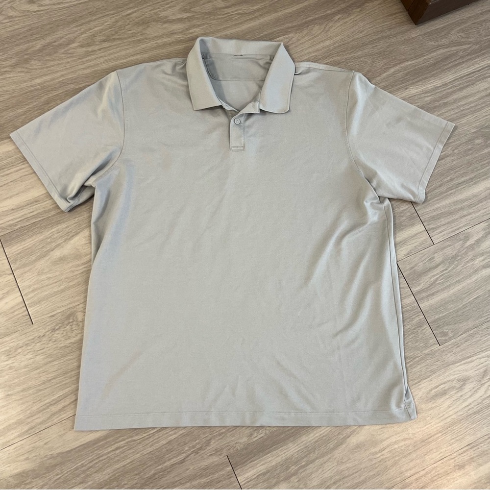 Lululemon Athletica, Athletic, Lightweight, Performance,‎ Gray Polo Shirt | M XL